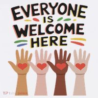 Everyone Is Welcome Here Idaho Teacher Ornament thumb 1