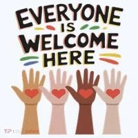 Everyone Is Welcome Here Idaho Teacher Ornament thumb 1
