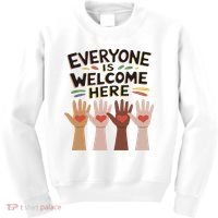 Everyone Is Welcome Here Idaho Teacher Kids Sweatshirt thumb 0