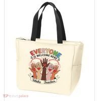 Everyone Is Welcome Here Idaho Teacher Tote Bag thumb 3
