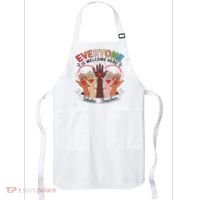 Everyone Is Welcome Here Idaho Teacher Apron thumb 0