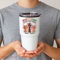 Everyone Is Welcome Here Idaho Teacher Tumbler thumb 2
