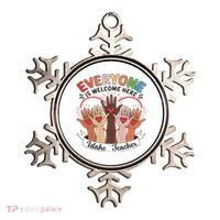 Everyone Is Welcome Here Idaho Teacher Ornament thumb 0