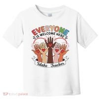 Everyone Is Welcome Here Idaho Teacher Toddler T-Shirt thumb 0