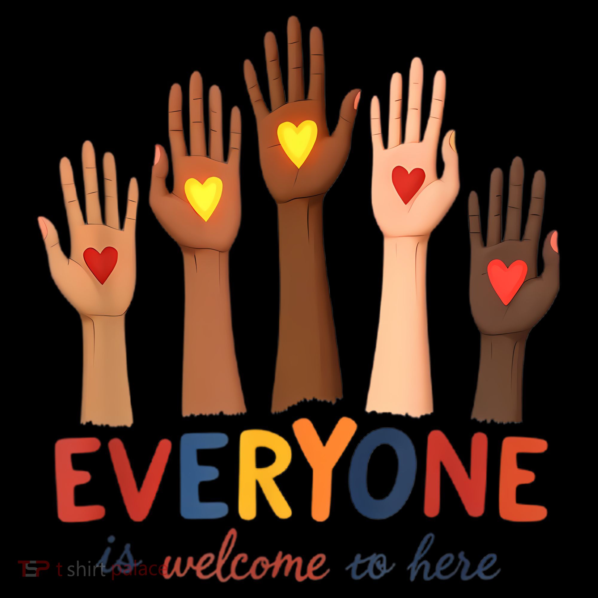 Everyone Is Welcome Here Idaho Teacher Belongs Educator Kids Colorblock Raglan Jersey