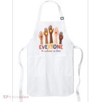 Everyone Is Welcome Here Idaho Teacher Belongs Educator Apron thumb 0