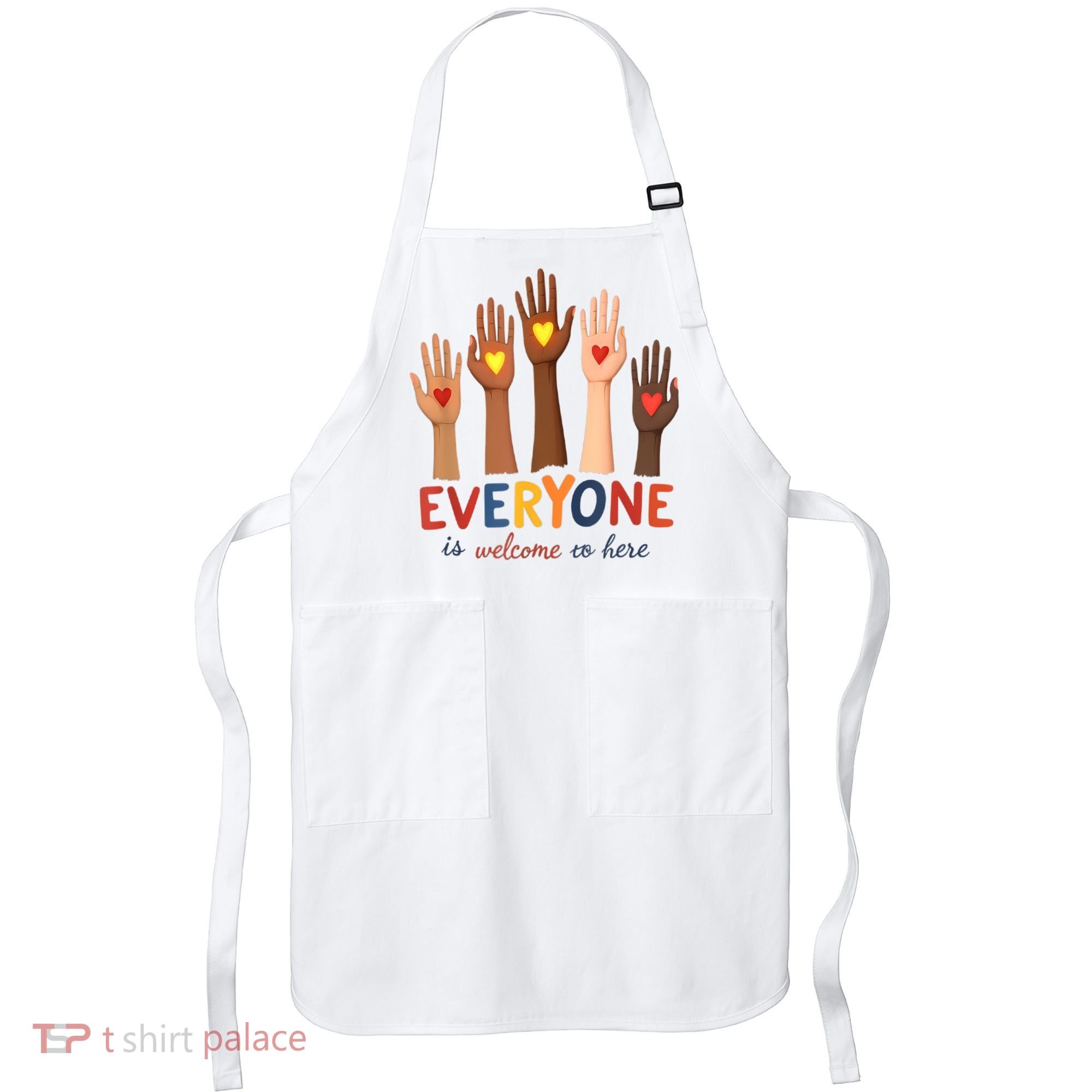 Everyone Is Welcome Here Idaho Teacher Belongs Educator Apron