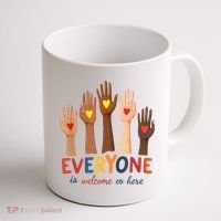 Everyone Is Welcome Here Idaho Teacher Belongs Educator Coffee Mug thumb 1