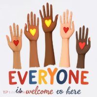 Everyone Is Welcome Here Idaho Teacher Belongs Educator Women's Hoodie thumb 2