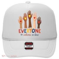 Everyone Is Welcome Here Idaho Teacher Belongs Educator Hat thumb 0