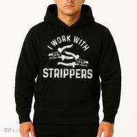 Electrician I Work With Strippers Funny Electrician Gift Hoodie thumb 2