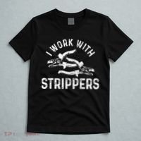 Electrician I Work With Strippers Funny Electrician Gift T-Shirt thumb 5