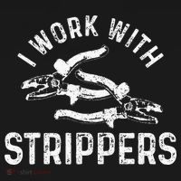 Electrician I Work With Strippers Funny Electrician Gift Women's Hoodie thumb 2