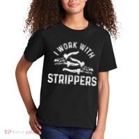 Electrician I Work With Strippers Funny Electrician Gift Kids T-Shirt thumb 2
