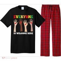 everyone is welcome here idaho teacher diversity unity  Pajama Set thumb 0