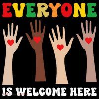 everyone is welcome here idaho teacher diversity unity  Ornament thumb 1