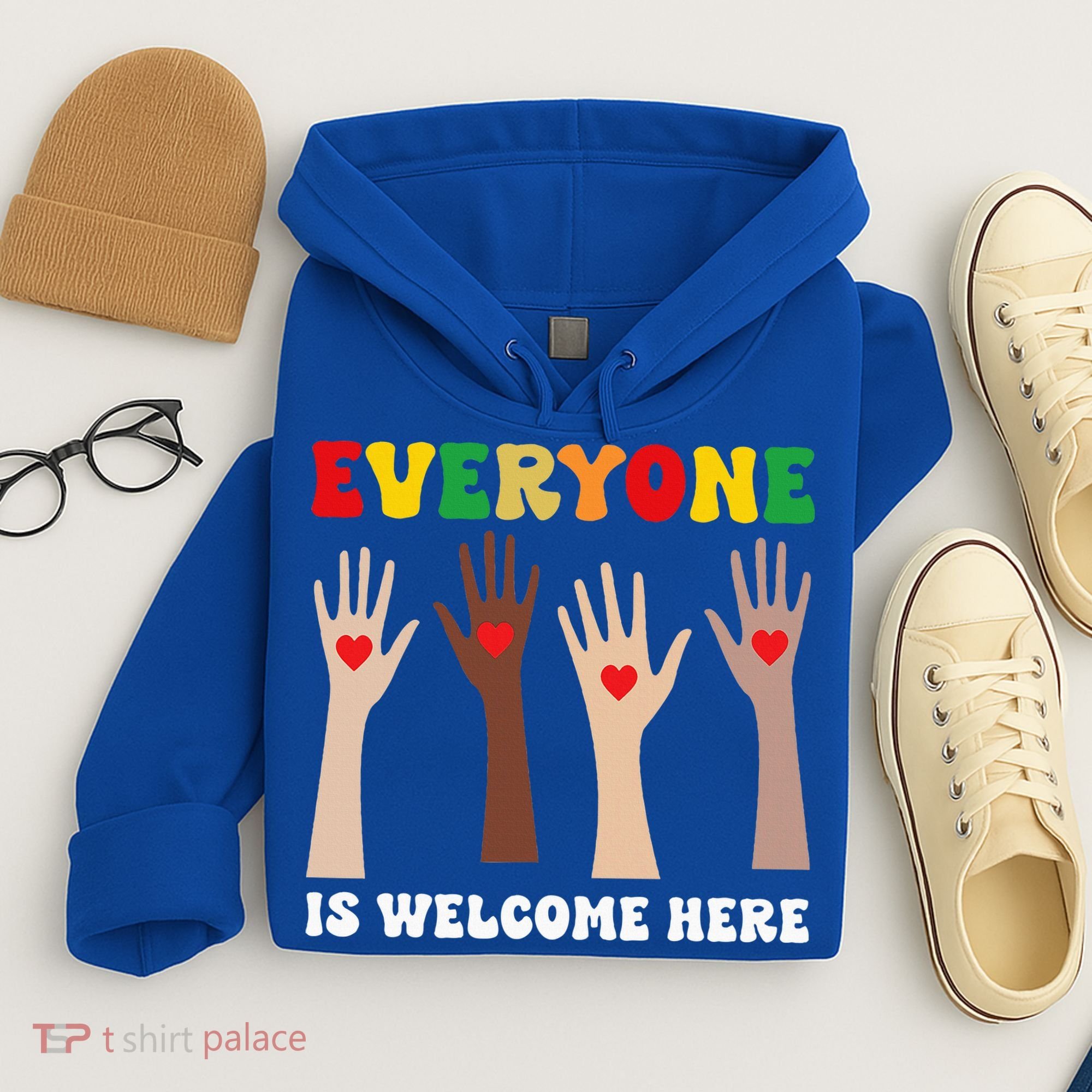 everyone is welcome here idaho teacher diversity unity  Hoodie