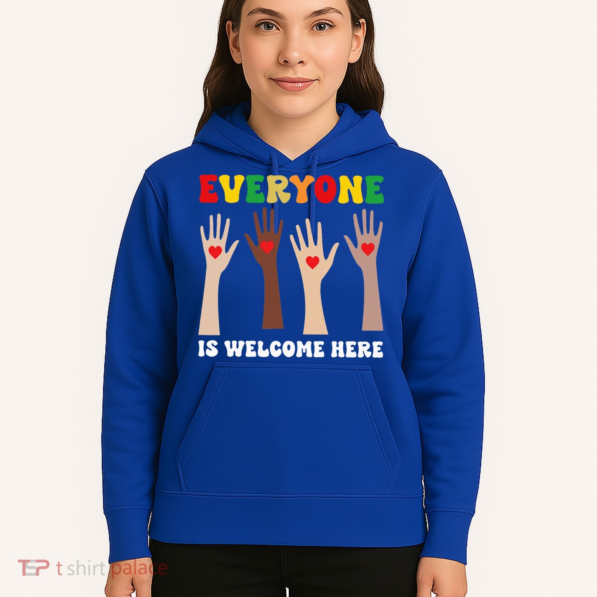 everyone is welcome here idaho teacher diversity unity  Hoodie