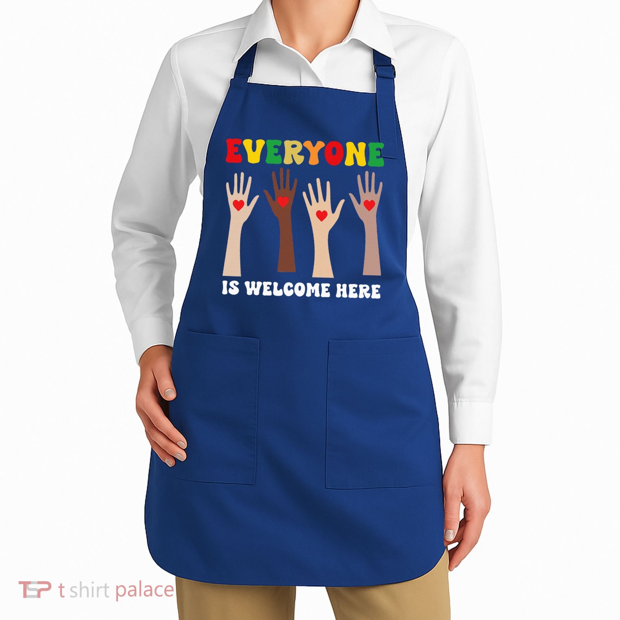 everyone is welcome here idaho teacher diversity unity  Apron