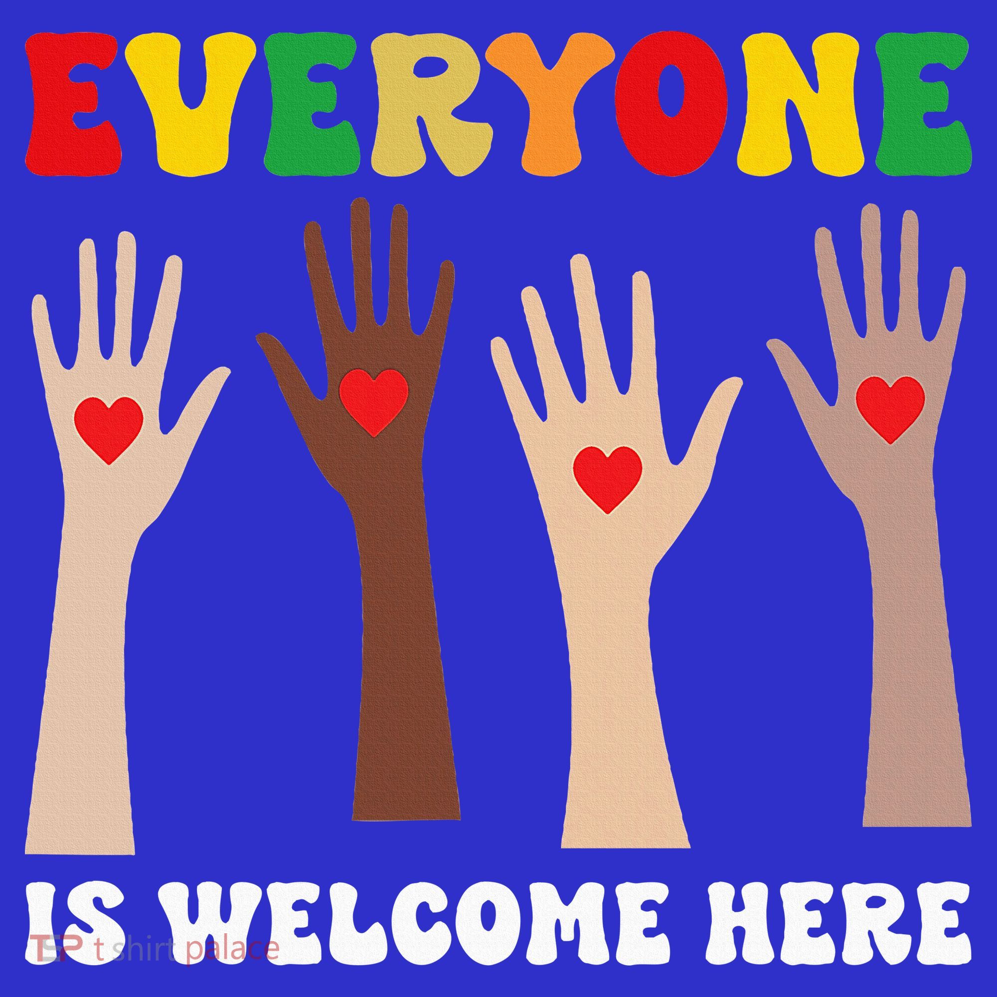 everyone is welcome here idaho teacher diversity unity  Polo
