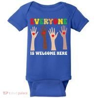 everyone is welcome here idaho teacher diversity unity  Baby Bodysuit thumb 0