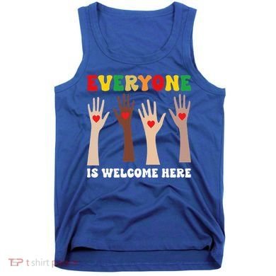 everyone is welcome here idaho teacher diversity unity  Tank Top