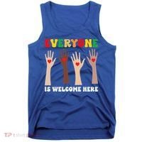 everyone is welcome here idaho teacher diversity unity  Tank Top thumb 0