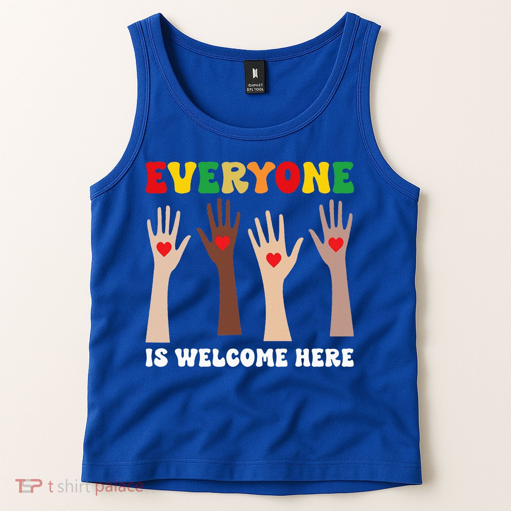 everyone is welcome here idaho teacher diversity unity  Tank Top