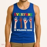 everyone is welcome here idaho teacher diversity unity  Tank Top thumb 3