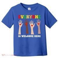 everyone is welcome here idaho teacher diversity unity  Toddler T-Shirt thumb 0