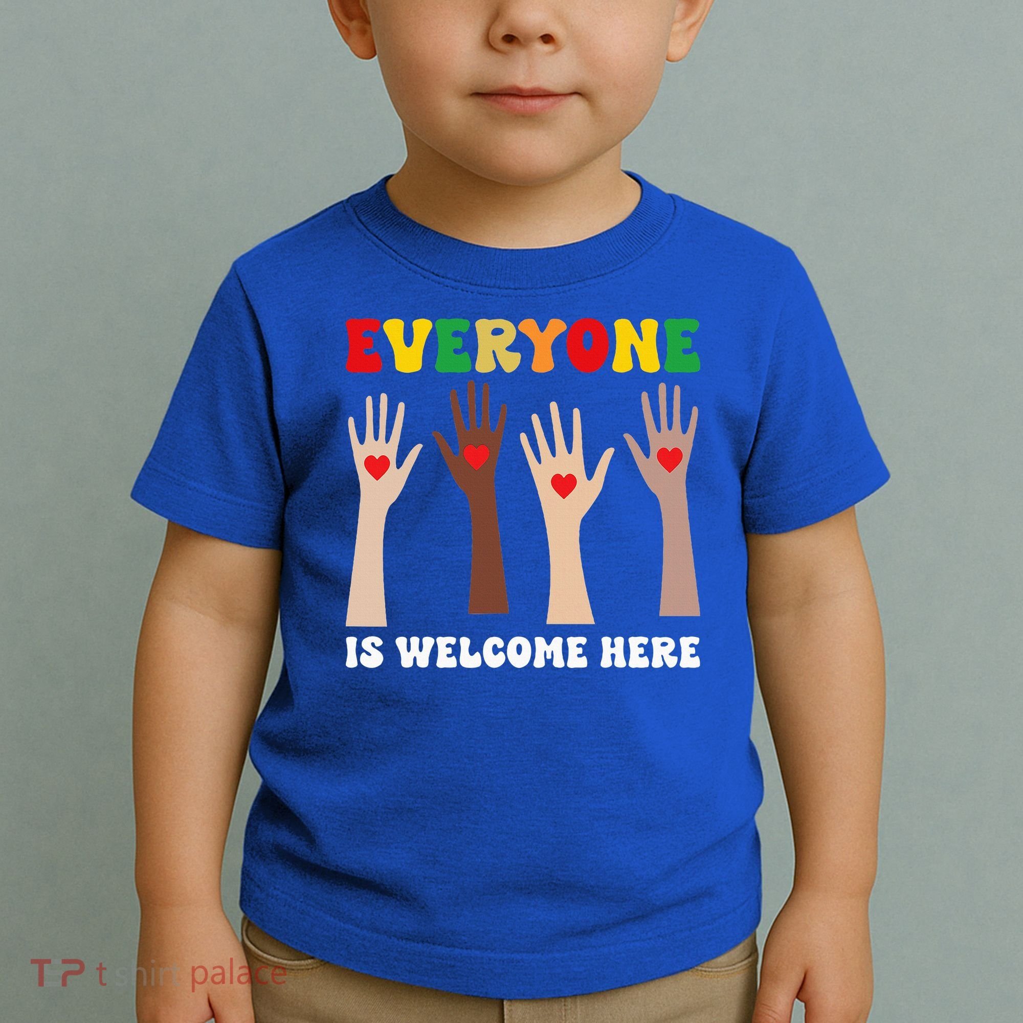 everyone is welcome here idaho teacher diversity unity  Toddler T-Shirt