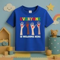 everyone is welcome here idaho teacher diversity unity  Toddler T-Shirt thumb 3
