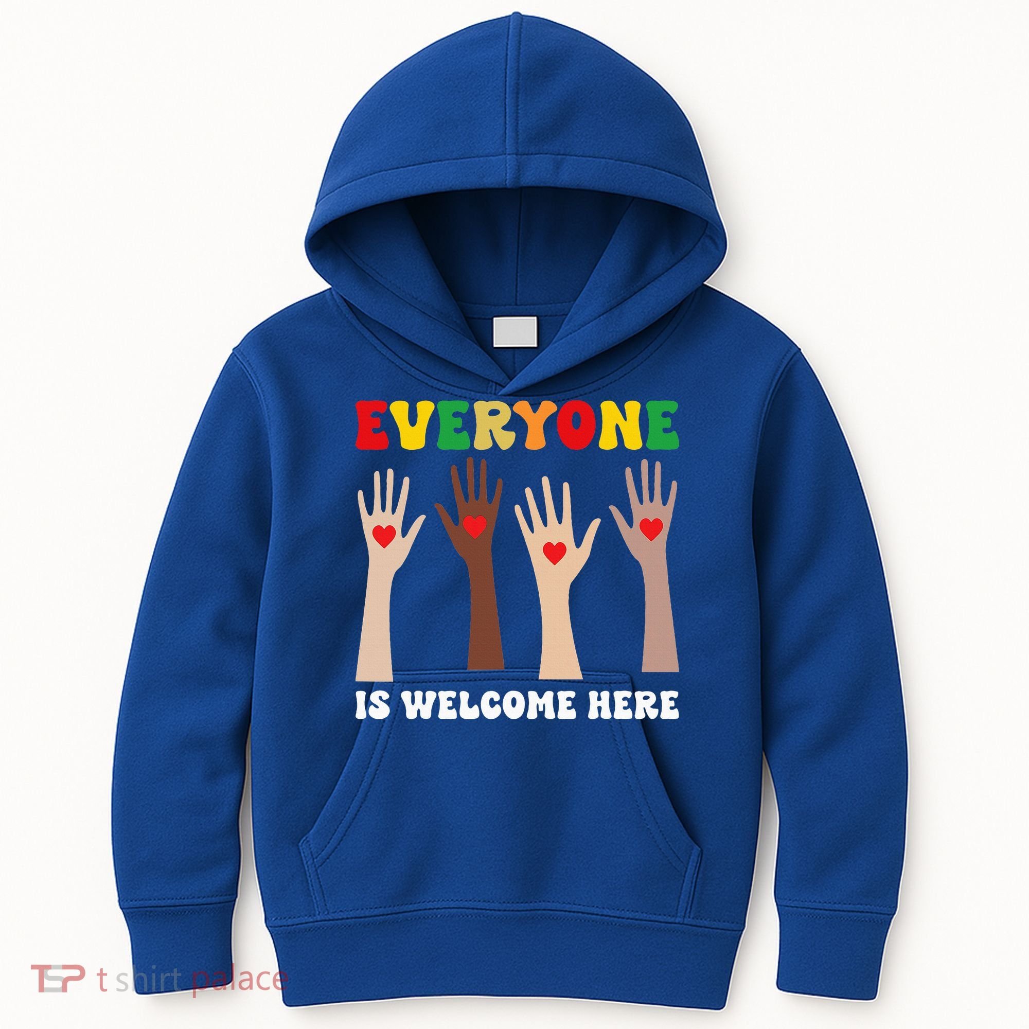 everyone is welcome here idaho teacher diversity unity  Kids Hoodie