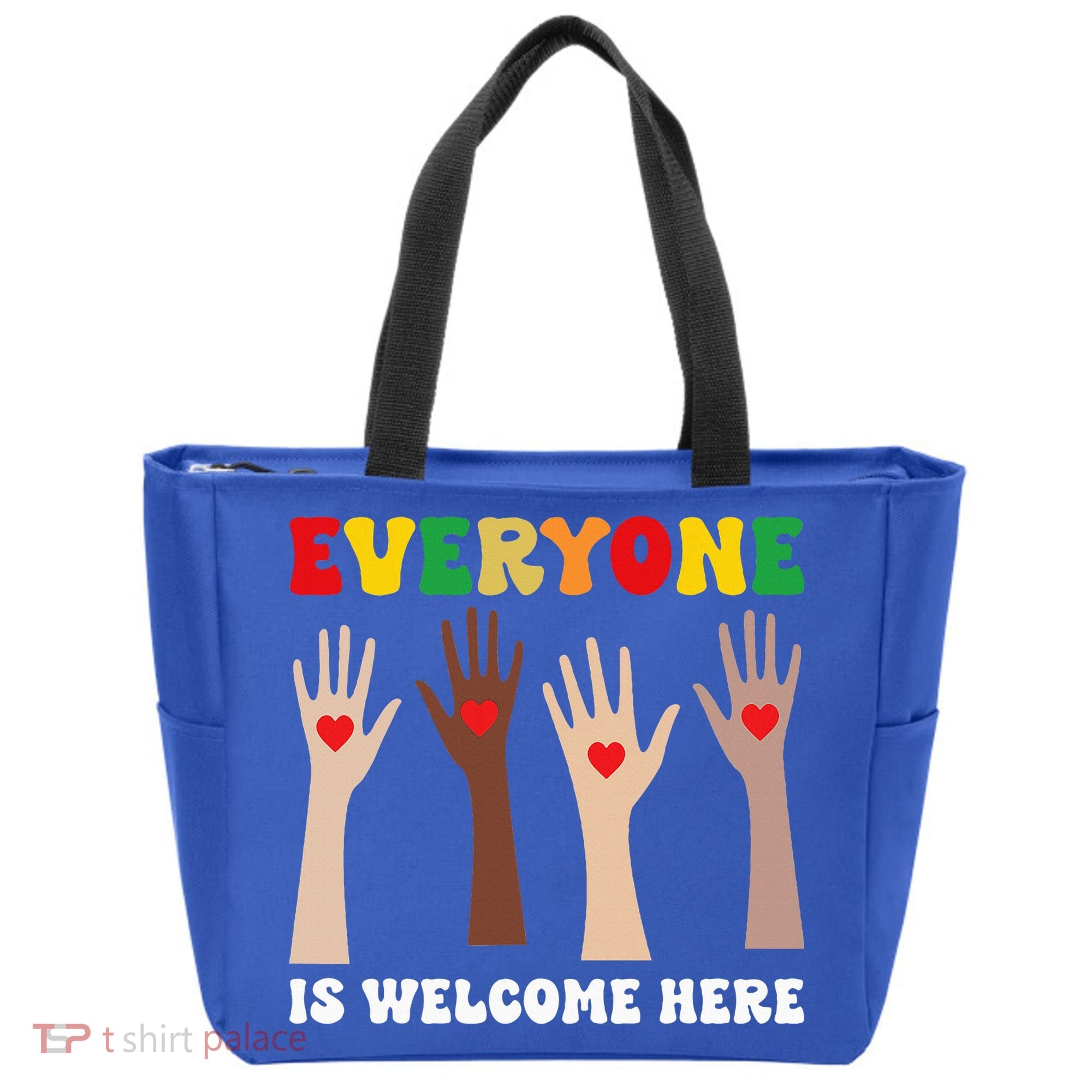 everyone is welcome here idaho teacher diversity unity  Tote Bag