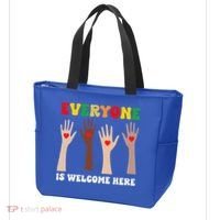 everyone is welcome here idaho teacher diversity unity  Tote Bag thumb 3
