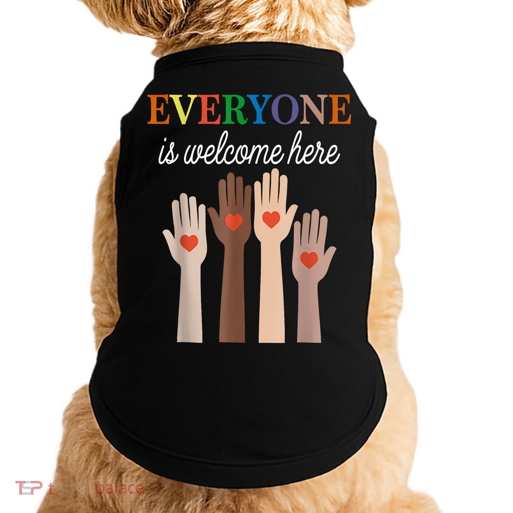 Everyone Is Welcome Here Idaho Doggie Tank