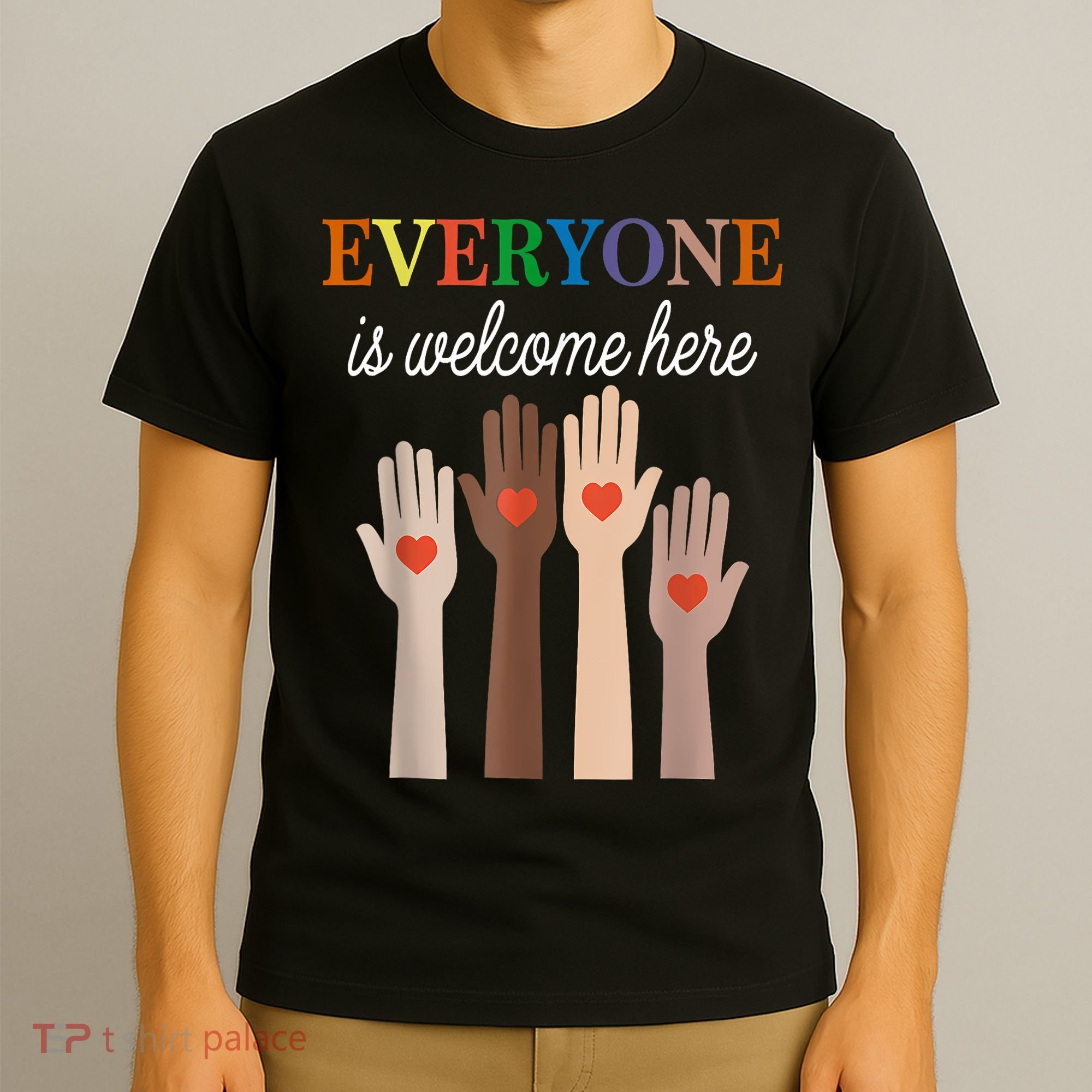 Everyone Is Welcome Here Idaho T-Shirt