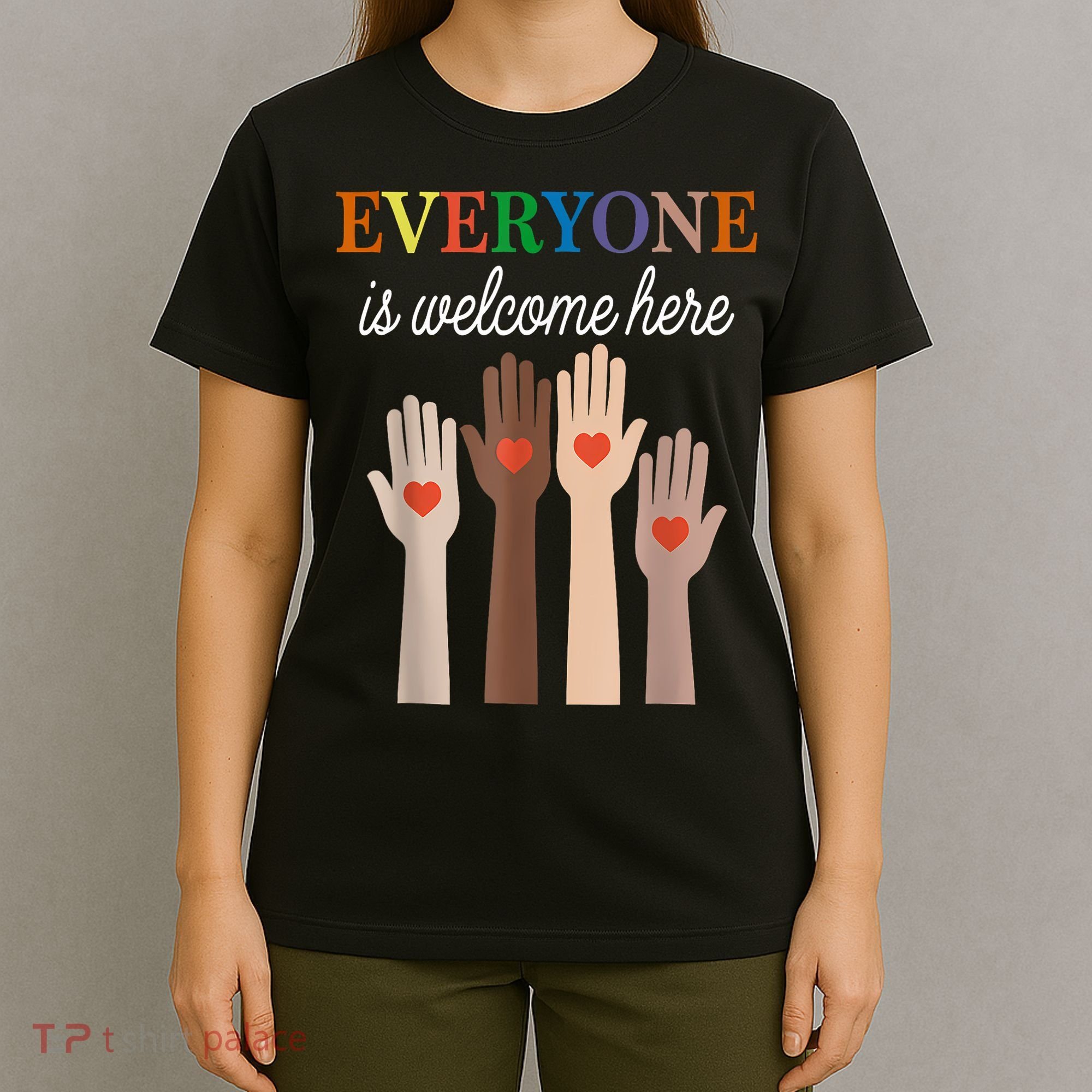 Everyone Is Welcome Here Idaho T-Shirt