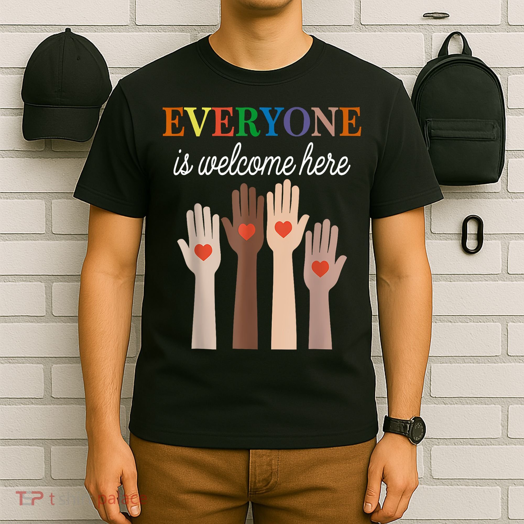 Everyone Is Welcome Here Idaho T-Shirt