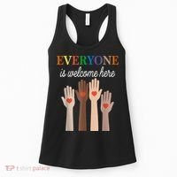 Everyone Is Welcome Here Idaho Women's Tank Top thumb 0