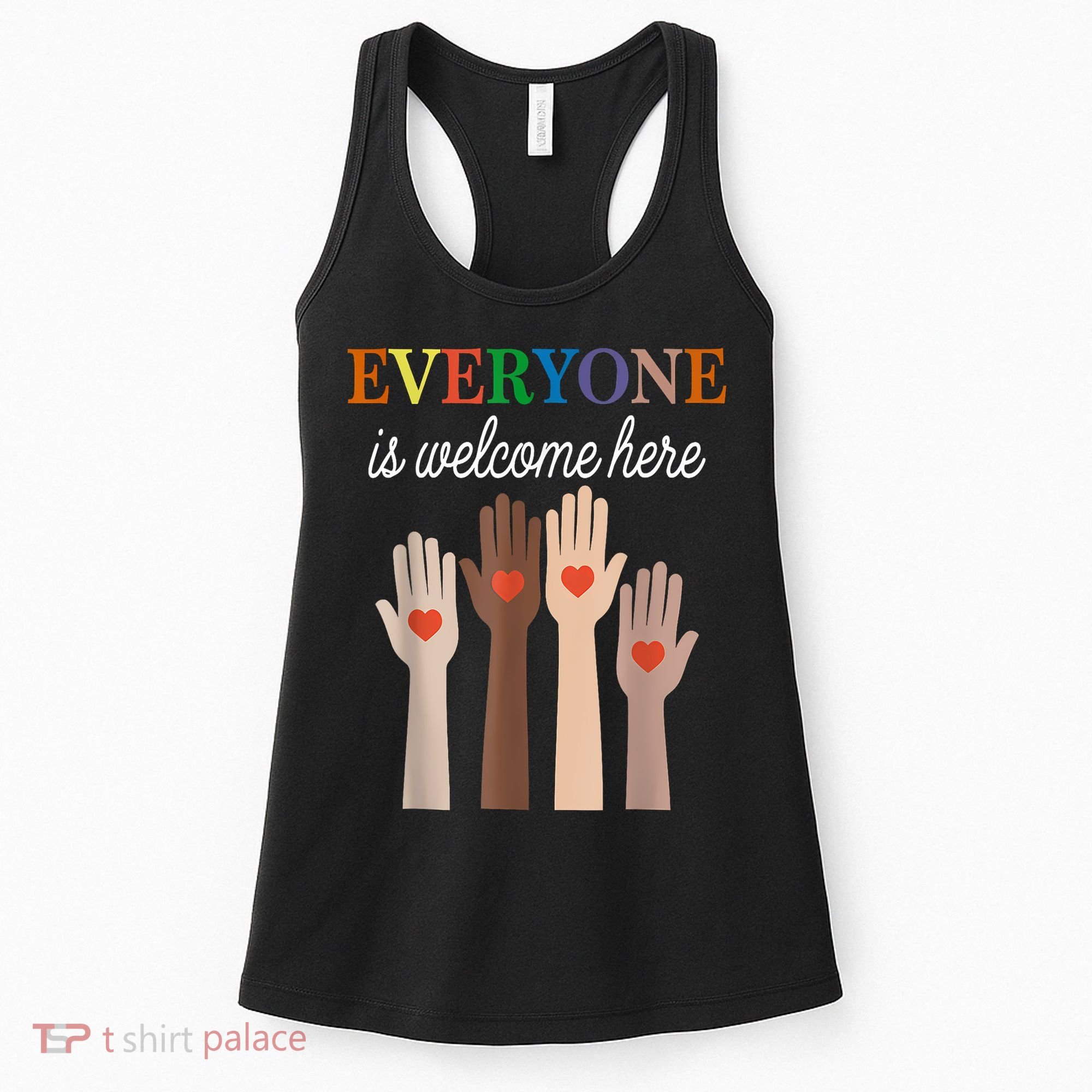 Everyone Is Welcome Here Idaho Women's Tank Top
