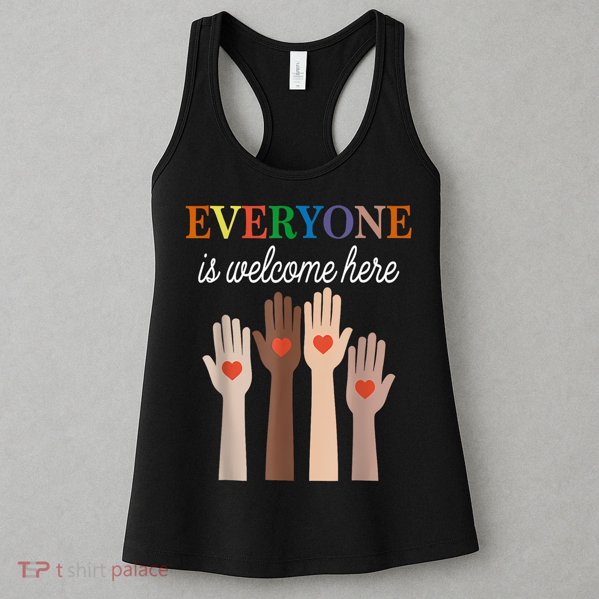 Everyone Is Welcome Here Idaho Women's Tank Top