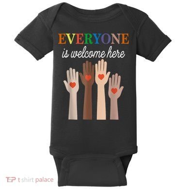 Everyone Is Welcome Here Idaho Baby Bodysuit