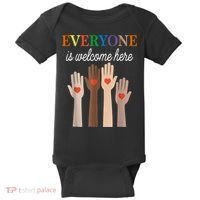Everyone Is Welcome Here Idaho Baby Bodysuit thumb 0