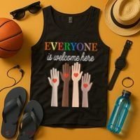 Everyone Is Welcome Here Idaho Tank Top thumb 4