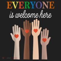 Everyone Is Welcome Here Idaho Golf Towel thumb 3