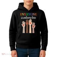 Everyone Is Welcome Here Idaho Kids Hoodie thumb 4