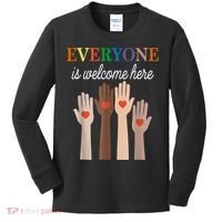 Everyone Is Welcome Here Idaho Kids Long Sleeve Shirt thumb 0