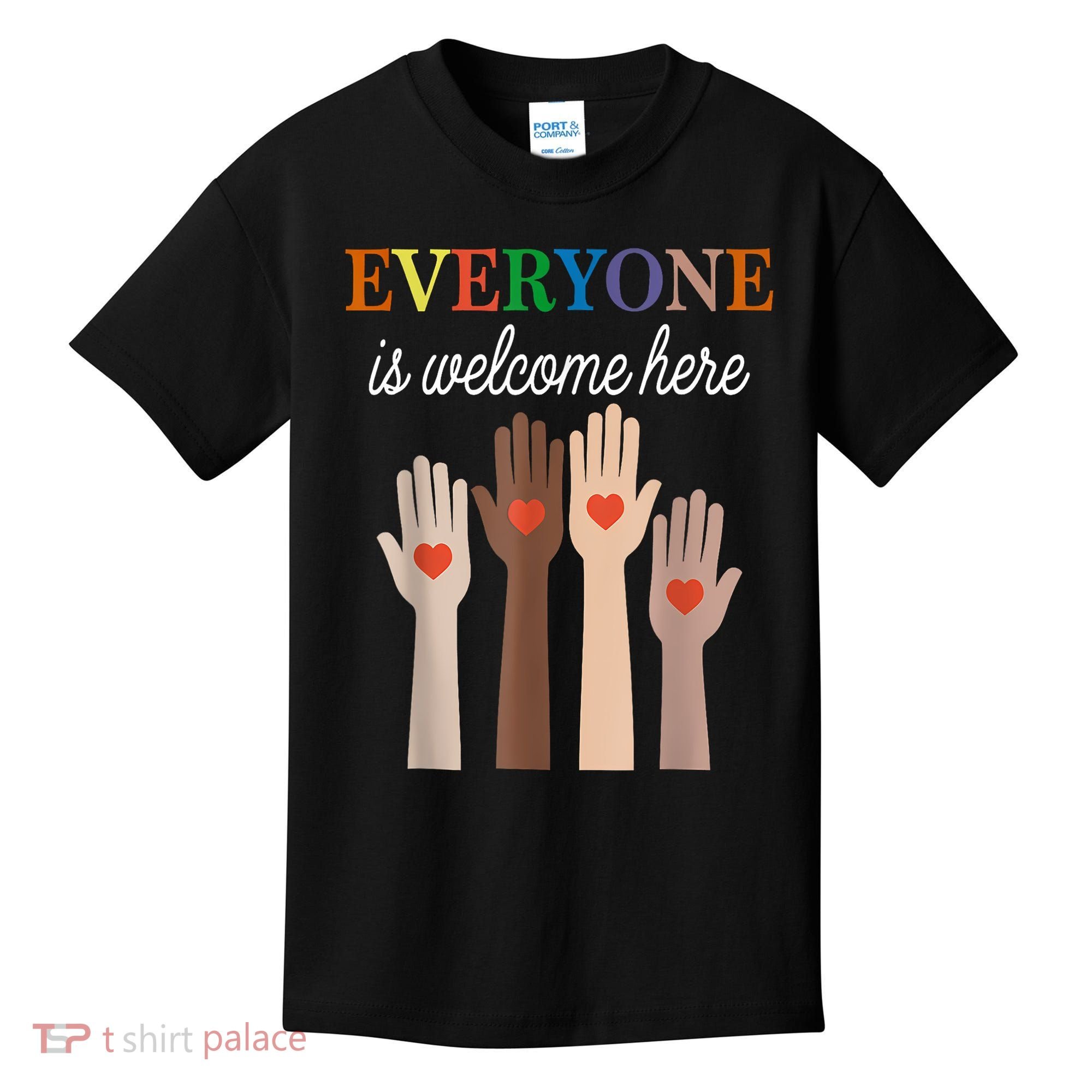 Everyone Is Welcome Here Idaho Kids T-Shirt