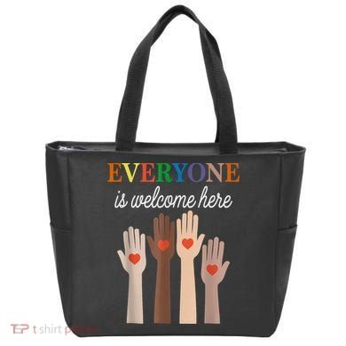 Everyone Is Welcome Here Idaho Tote Bag